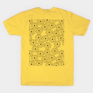 sunflower Pattern T-Shirt